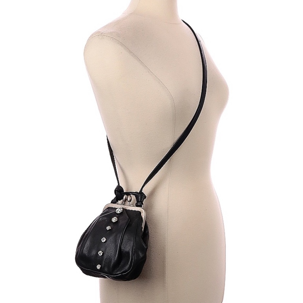 Renato Angi Leather Crossbody Bag
